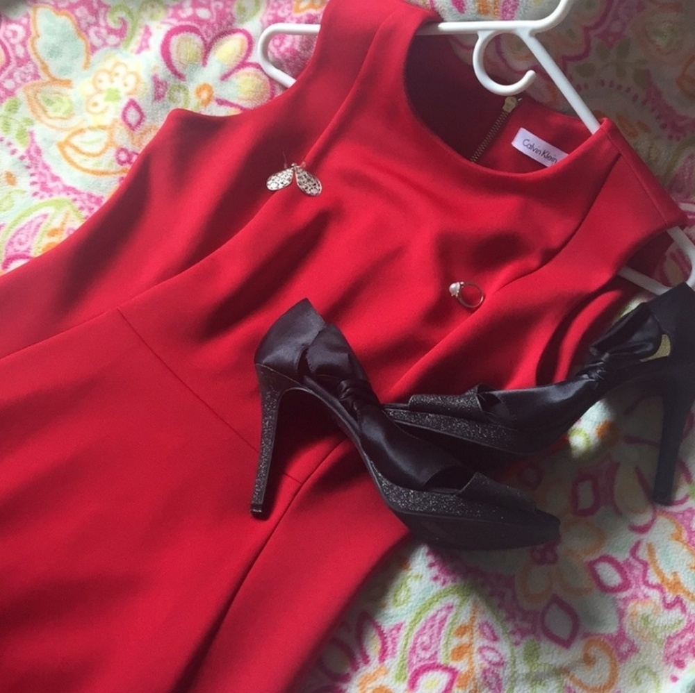 Calvin Klein Red Dress
